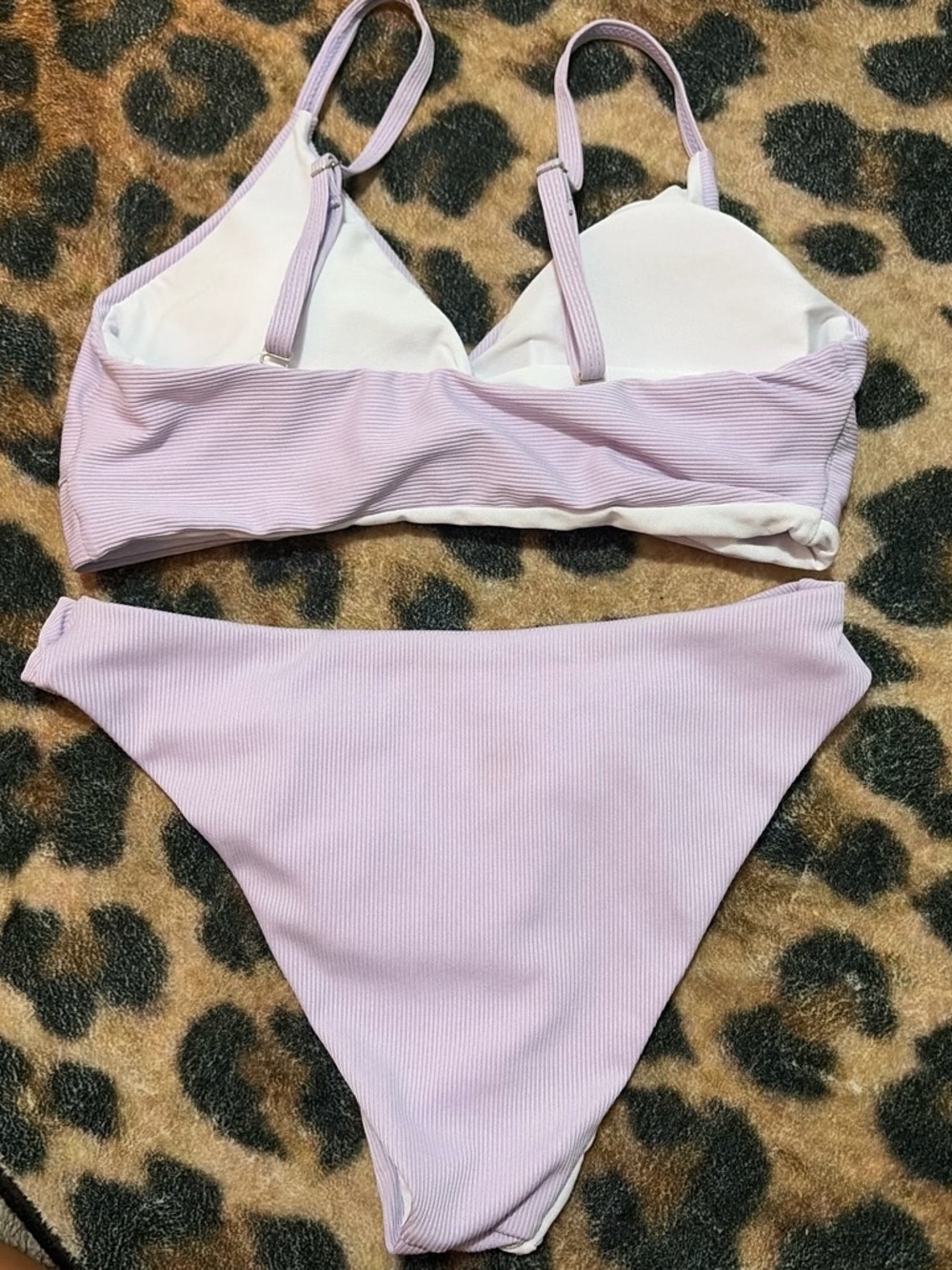 Lavender Ribbed Bikini Set - Women Intimates & Sleepwear